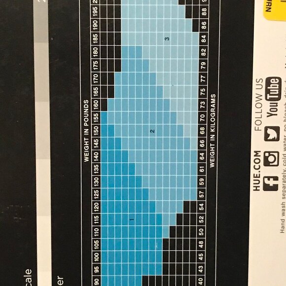 HUE Essential Solutions Control Top Pantyhose Size 4 Black - Picture 3 of 3